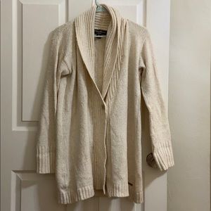 Eddie Bauer Cream Lounge Cardigan Size Large
